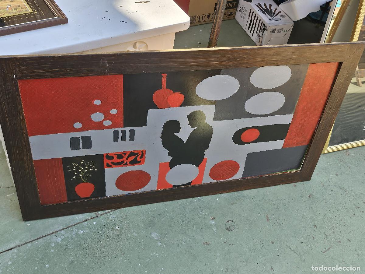 Antig&uuml;edades: cuadro grande pintado - Foto 1
