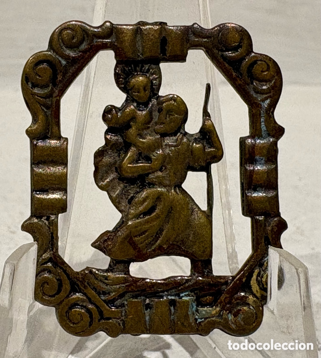 Antig&uuml;edades: Medalla San Cristobal - Foto 2