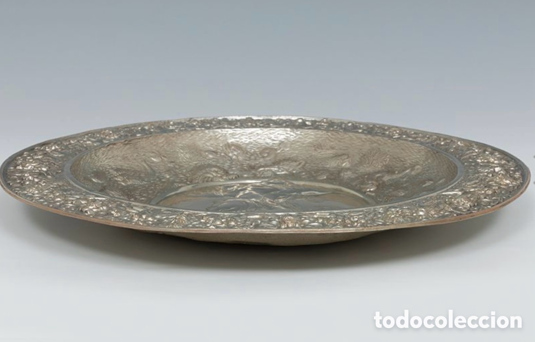 Antig&uuml;edades: Pareja de platos siglo XX. - Foto 7