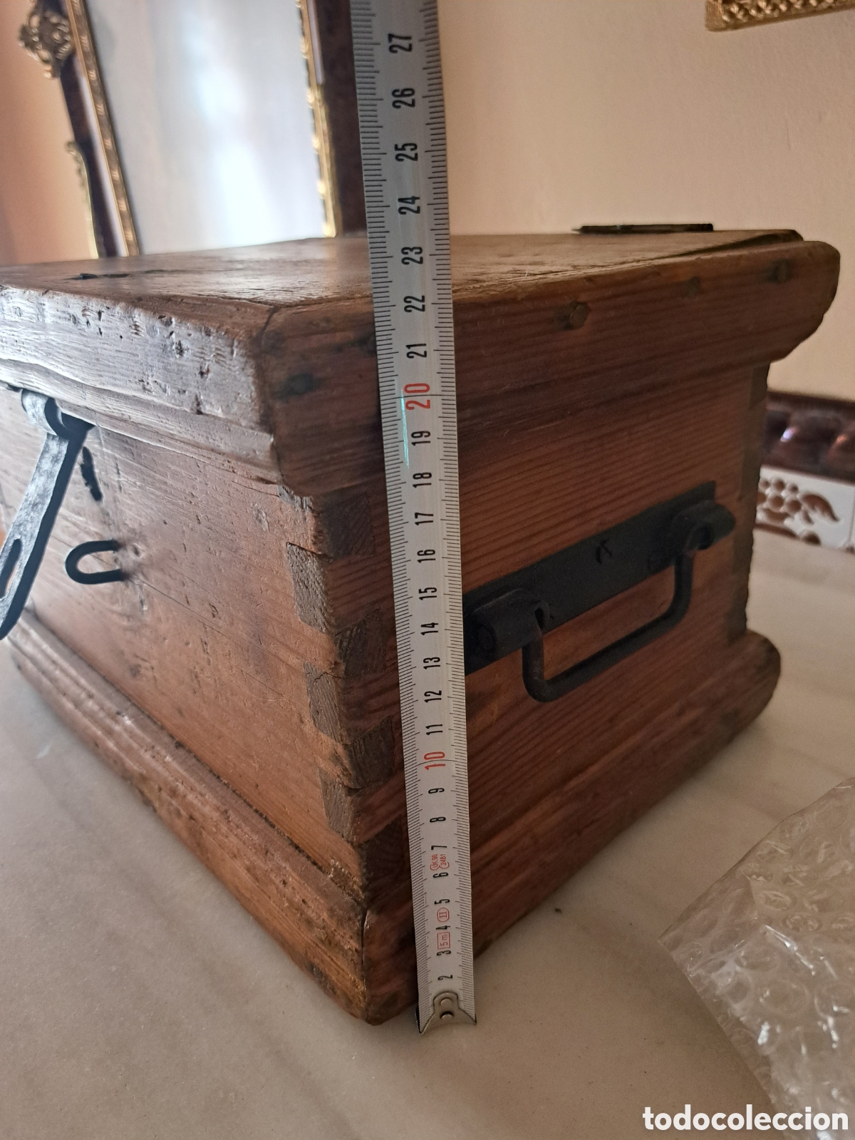 Antig&uuml;edades: Caja antigua de caudales - Foto 3