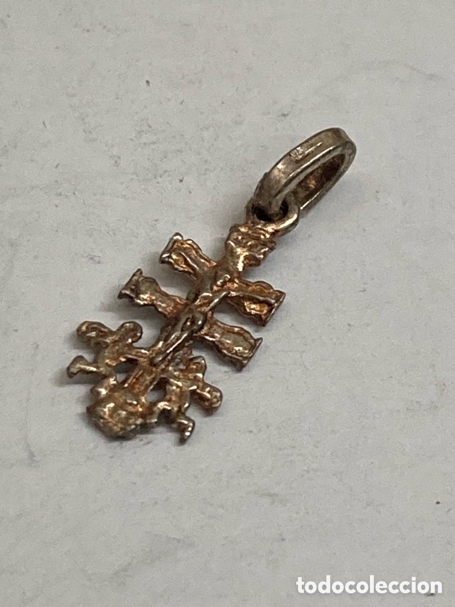 Antig&uuml;edades: Cruz de plata religioso C318 - Foto 1
