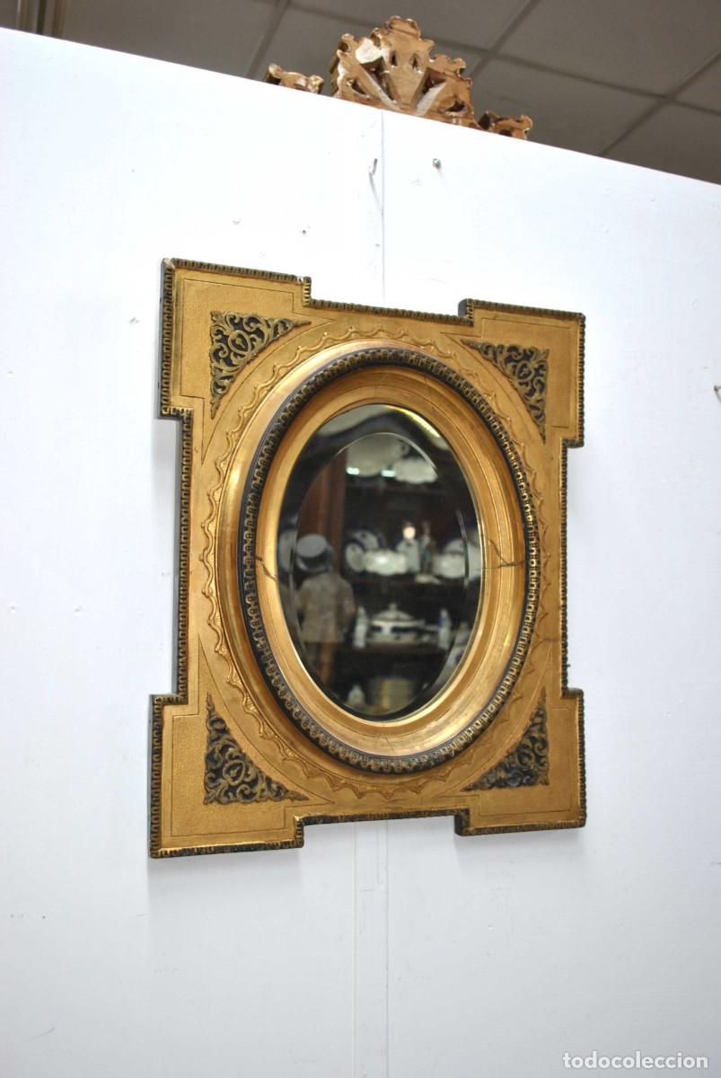 Antig&uuml;edades: ESPEJO RECTANGULAR ESTILO LUIS XVI - Foto 1