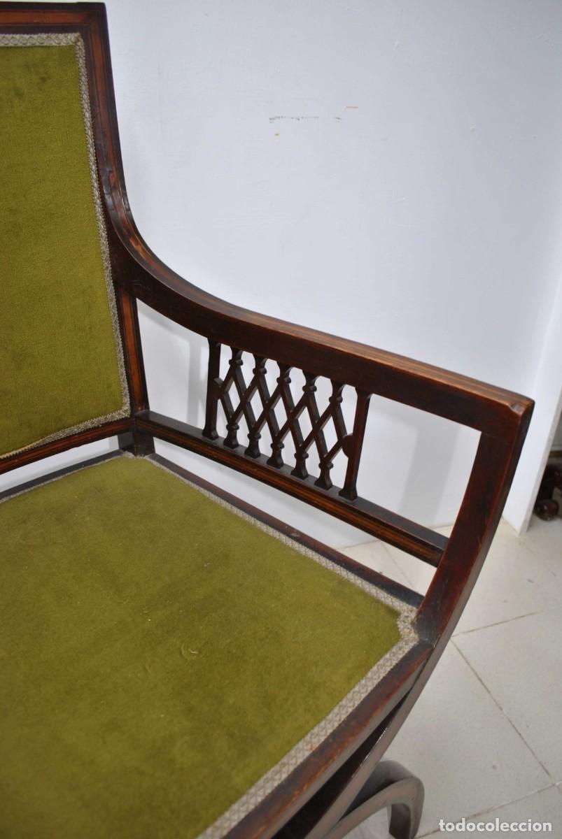 Antig&uuml;edades: PAREJA DE SILLONES O JAMUGAS - Foto 5