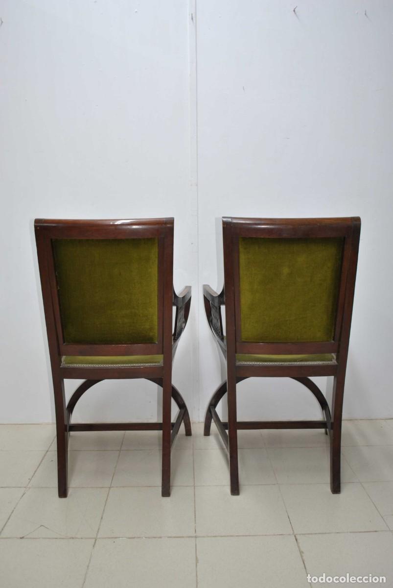 Antig&uuml;edades: PAREJA DE SILLONES O JAMUGAS - Foto 8