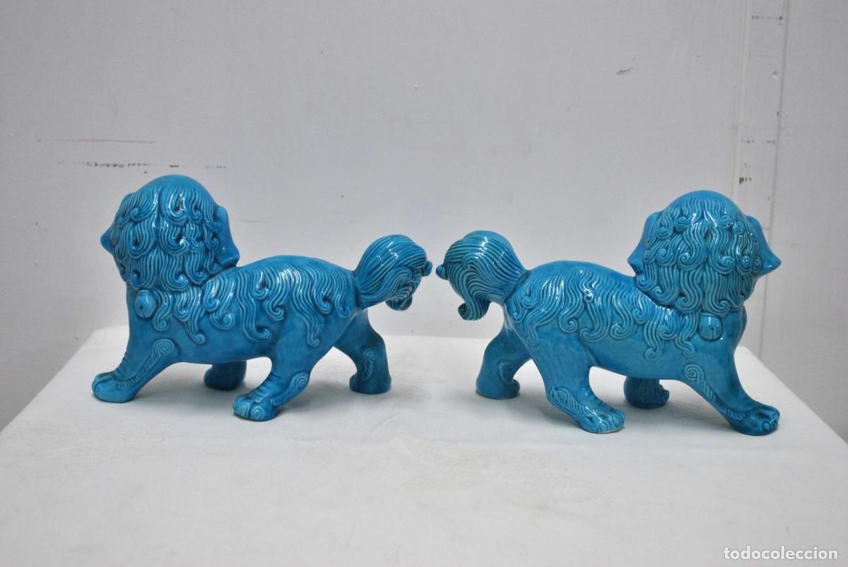 Antig&uuml;edades: PAREJA DE PERROS FOO - Foto 4