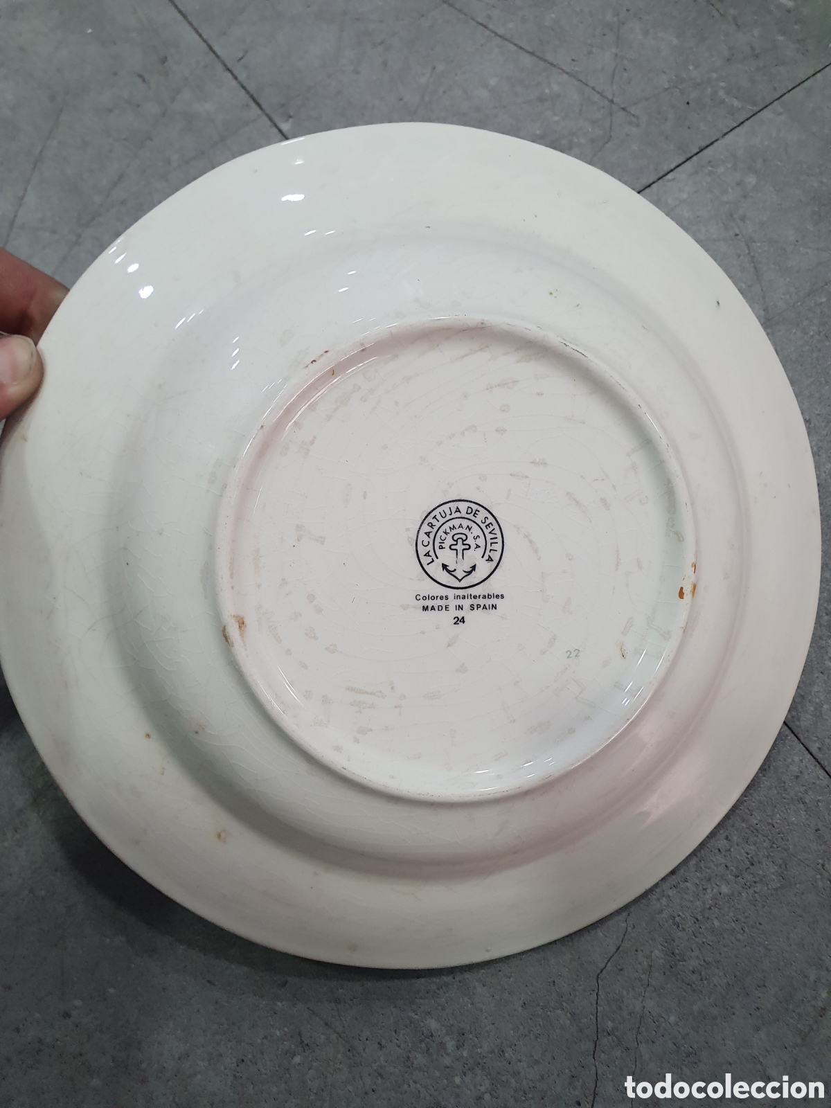 Antig&uuml;edades: Plato Pickman La Cartuja. (L98) - Foto 3