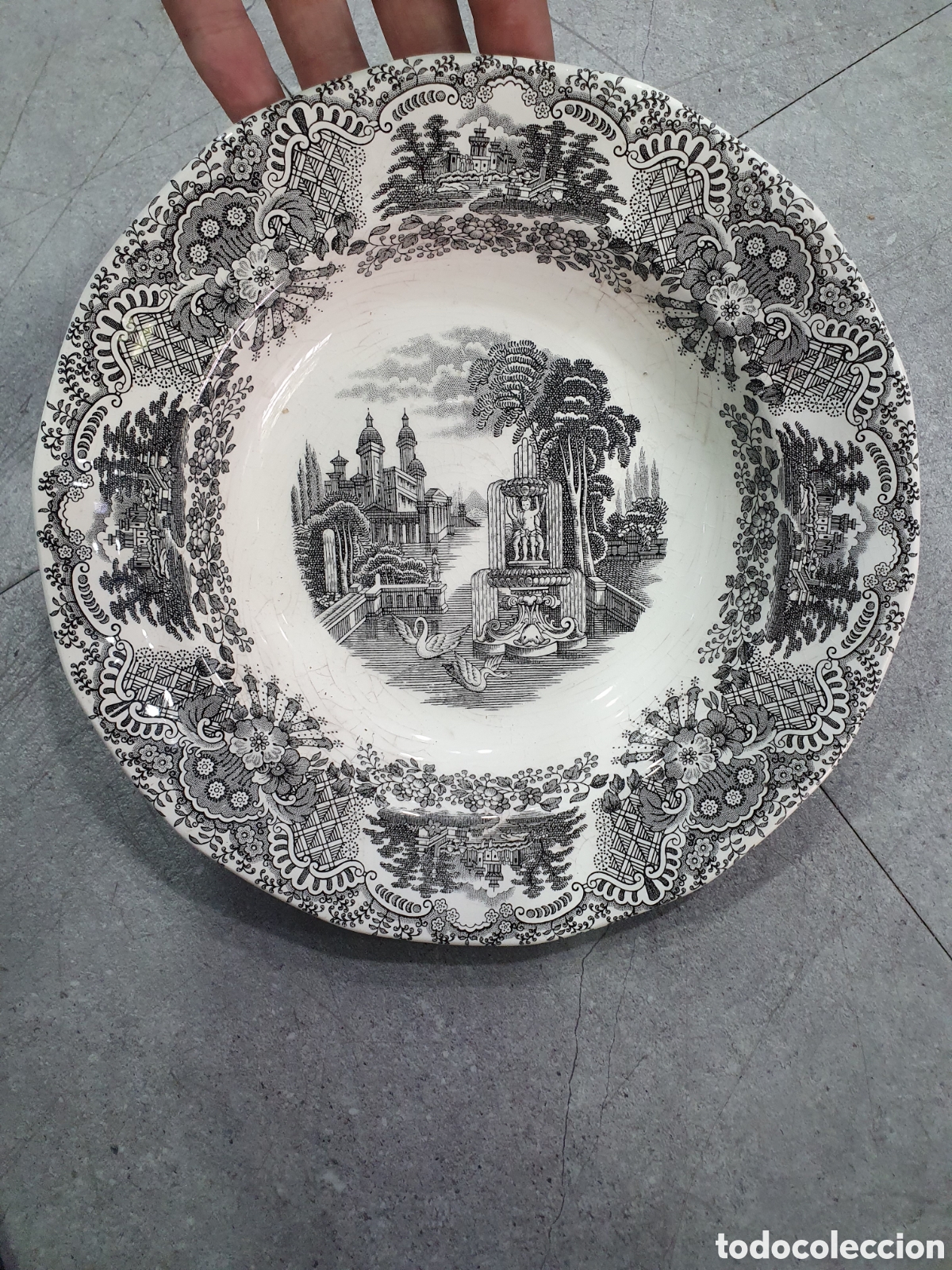 Antig&uuml;edades: Plato Pickman La Cartuja. (L98) - Foto 1