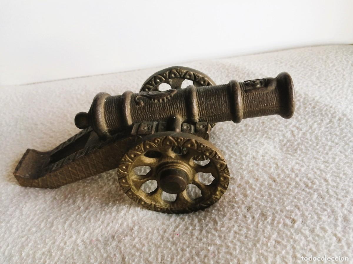 Antig&uuml;edades: FIGURA DE CA&Ntilde;&Oacute;N EN BRONCE - Foto 2