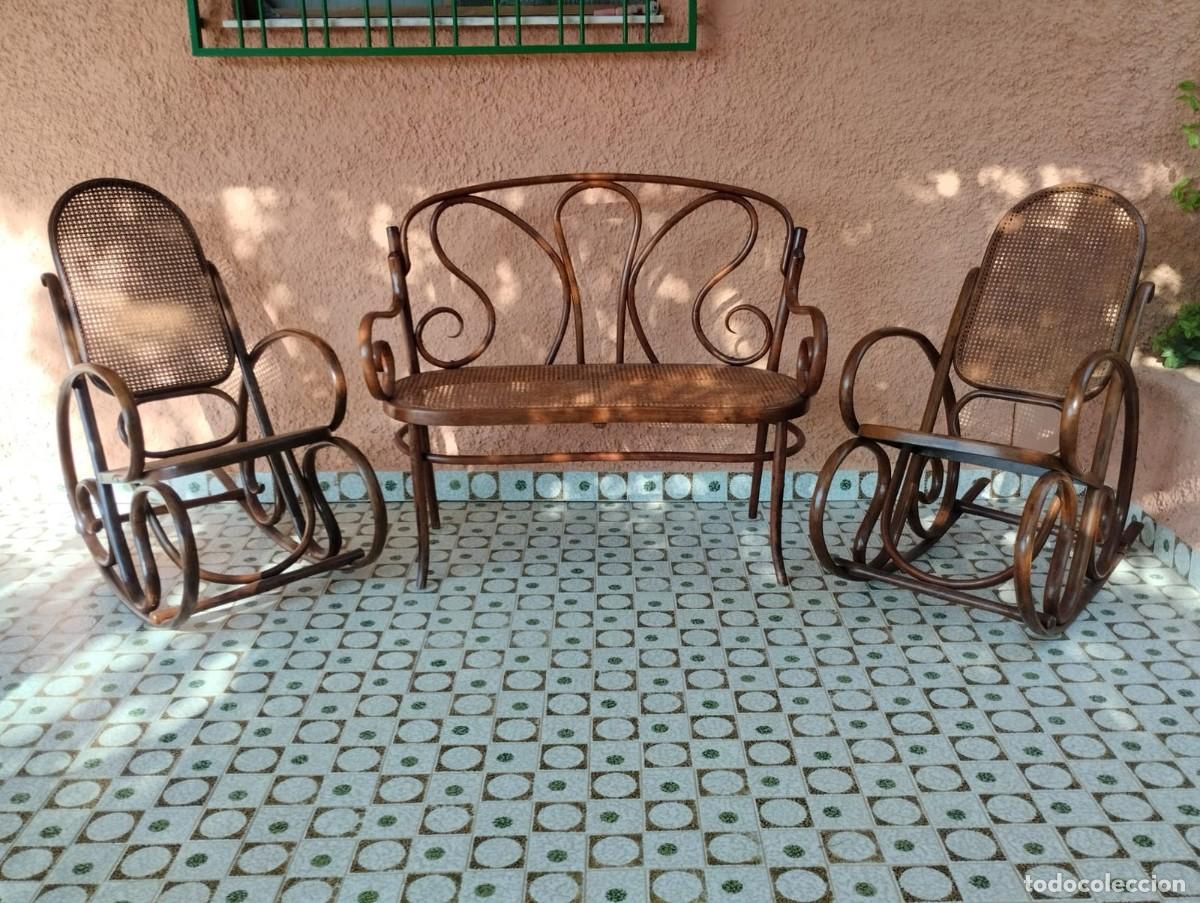 Antig&uuml;edades: sofa Thonet original 1900 - Foto 1