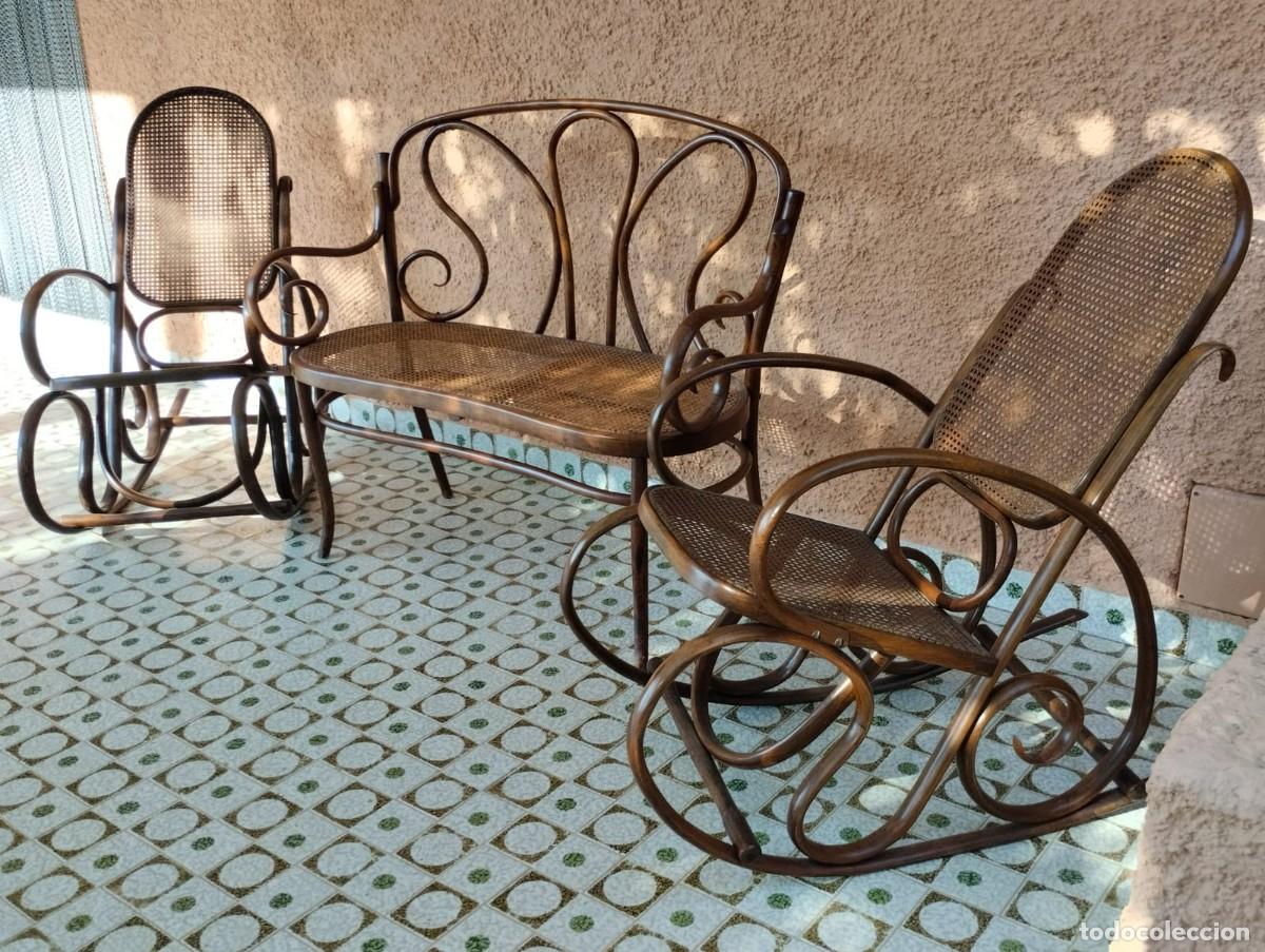 Antig&uuml;edades: sofa Thonet original 1900 - Foto 2