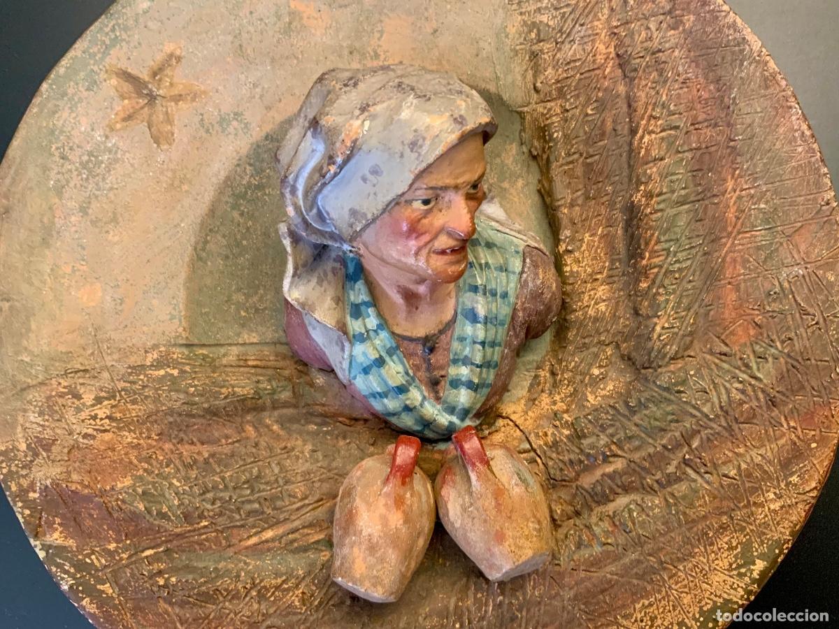 Antig&uuml;edades: PLATO TERRACOTA FRANC&Eacute;S DE CAR&Aacute;CTER (s.XIX) - Foto 2