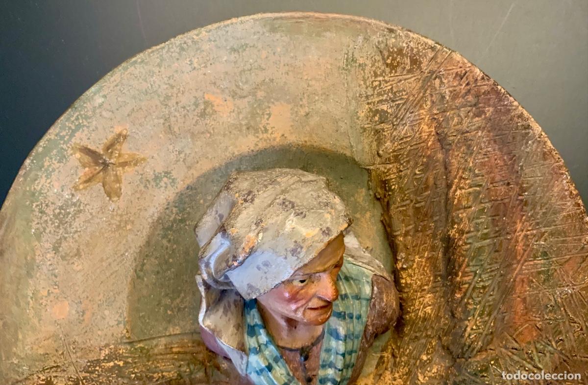 Antig&uuml;edades: PLATO TERRACOTA FRANC&Eacute;S DE CAR&Aacute;CTER (s.XIX) - Foto 3
