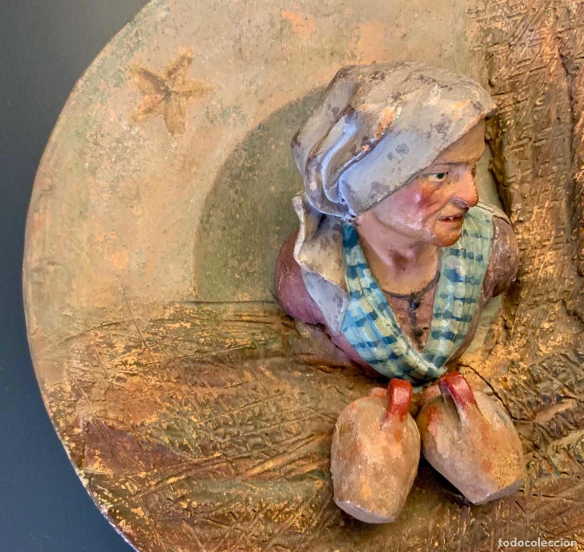 Antig&uuml;edades: PLATO TERRACOTA FRANC&Eacute;S DE CAR&Aacute;CTER (s.XIX) - Foto 4