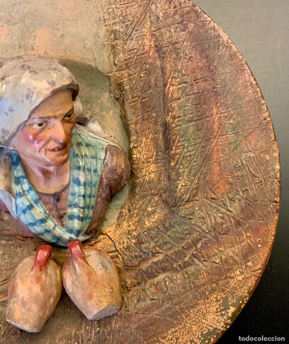 Antig&uuml;edades: PLATO TERRACOTA FRANC&Eacute;S DE CAR&Aacute;CTER (s.XIX) - Foto 6
