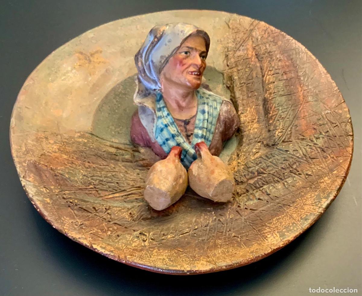 Antig&uuml;edades: PLATO TERRACOTA FRANC&Eacute;S DE CAR&Aacute;CTER (s.XIX) - Foto 8