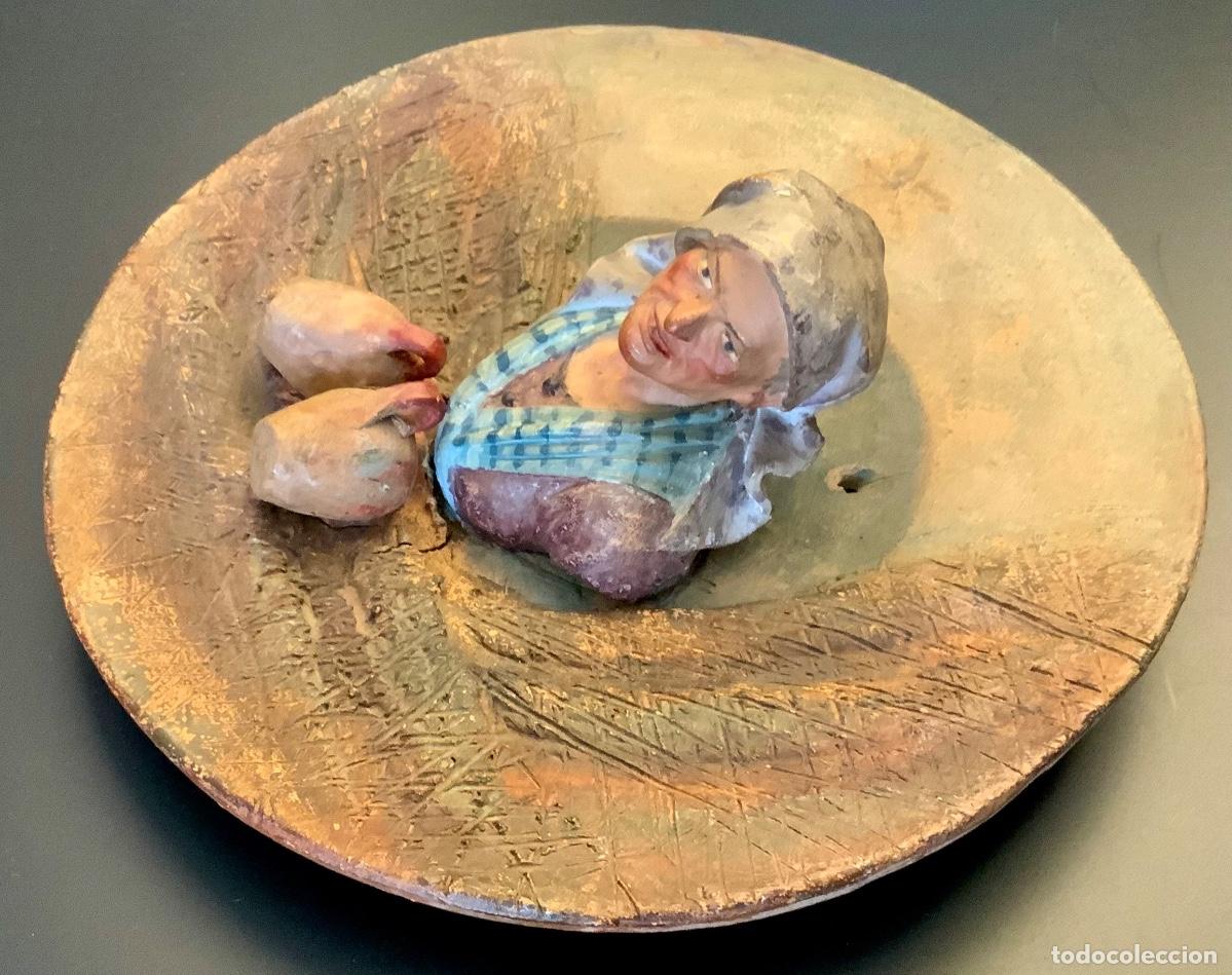 Antig&uuml;edades: PLATO TERRACOTA FRANC&Eacute;S DE CAR&Aacute;CTER (s.XIX) - Foto 9