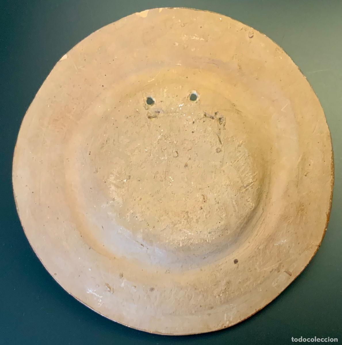 Antig&uuml;edades: PLATO TERRACOTA FRANC&Eacute;S DE CAR&Aacute;CTER (s.XIX) - Foto 16