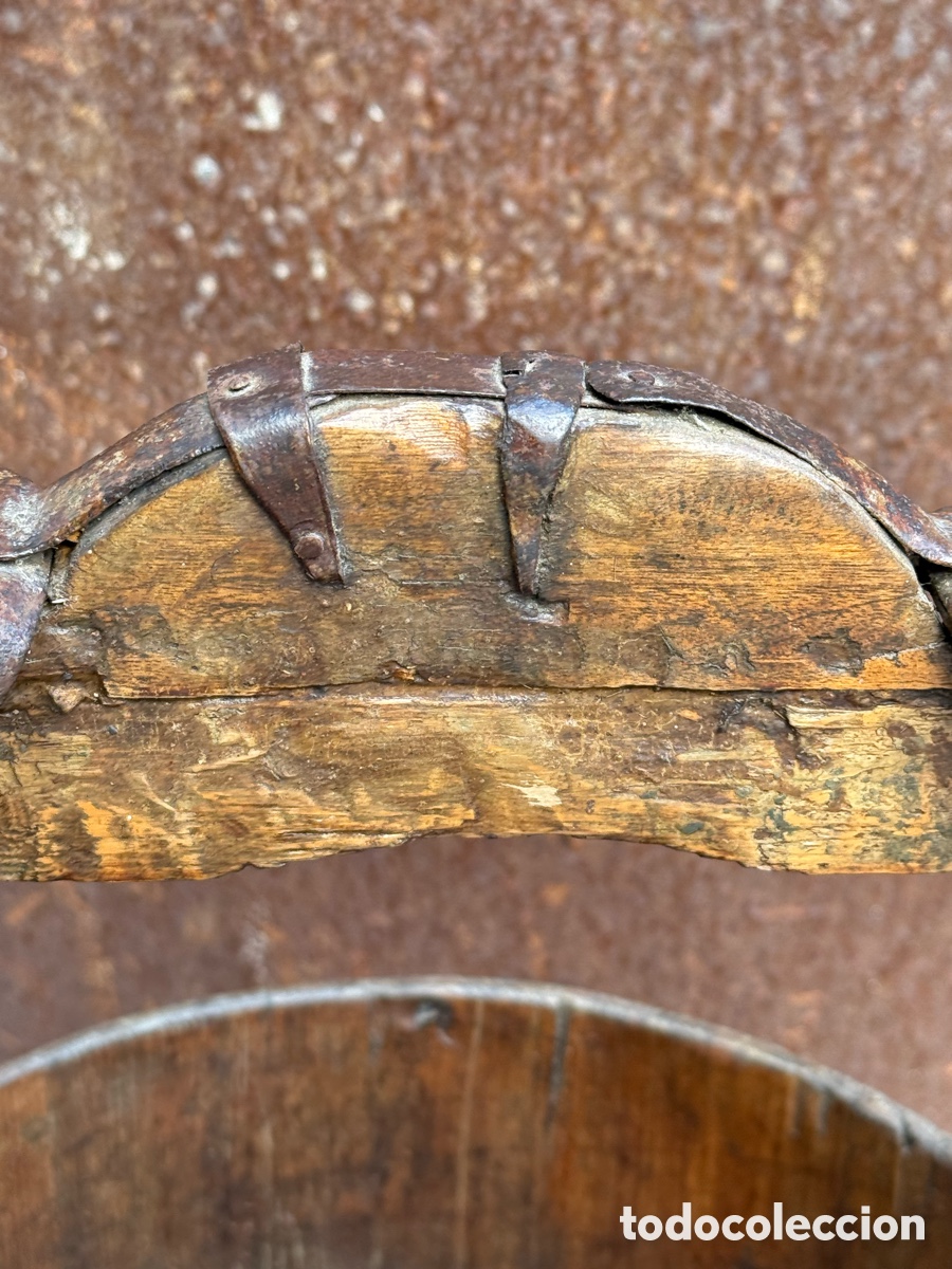 Antig&uuml;edades: Cubo pozo de agua antiguo ingl&eacute;s del 1800 - Foto 2