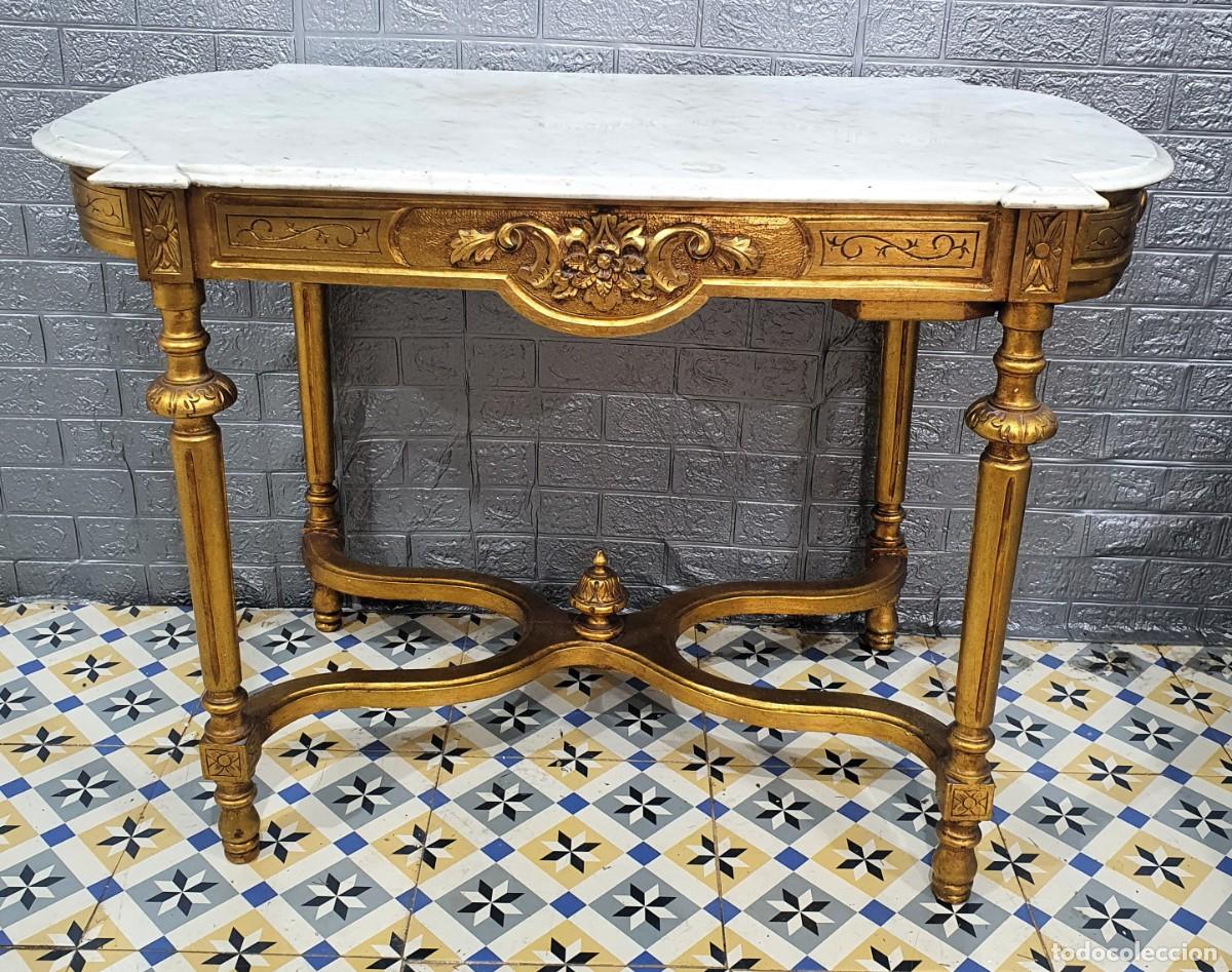 Antig&uuml;edades: Mesa consola estilo Luis XVI - Foto 1