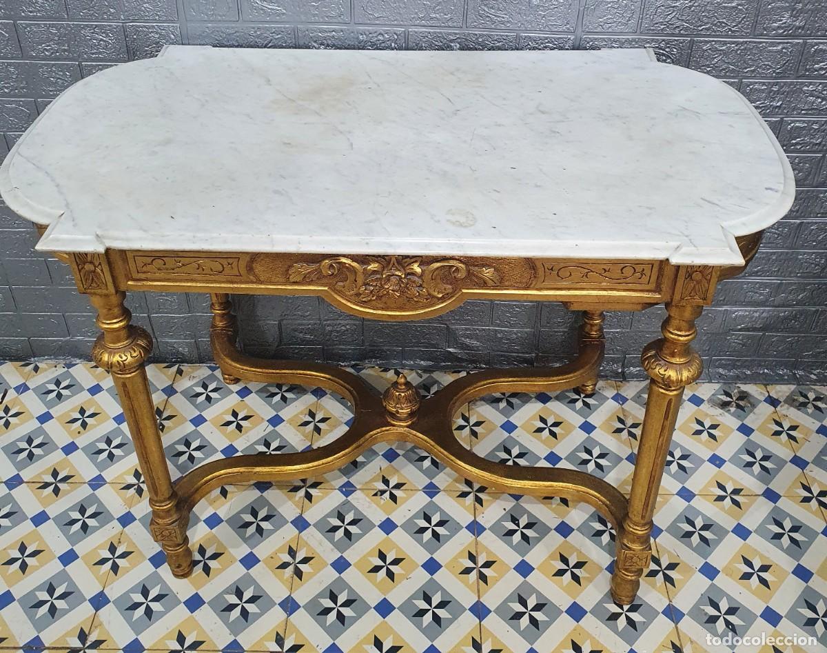 Antig&uuml;edades: Mesa consola estilo Luis XVI - Foto 3