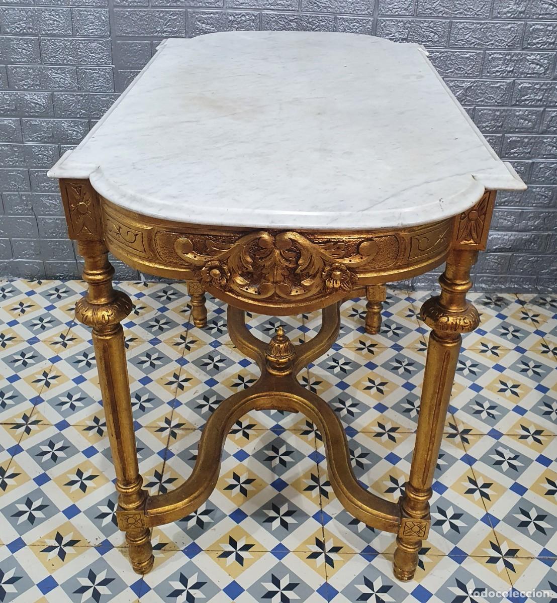 Antig&uuml;edades: Mesa consola estilo Luis XVI - Foto 5