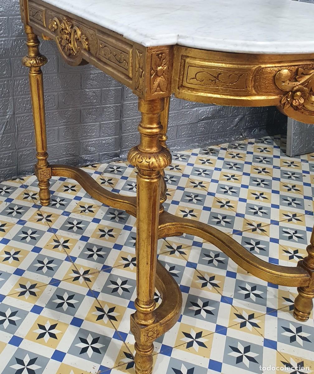 Antig&uuml;edades: Mesa consola estilo Luis XVI - Foto 6