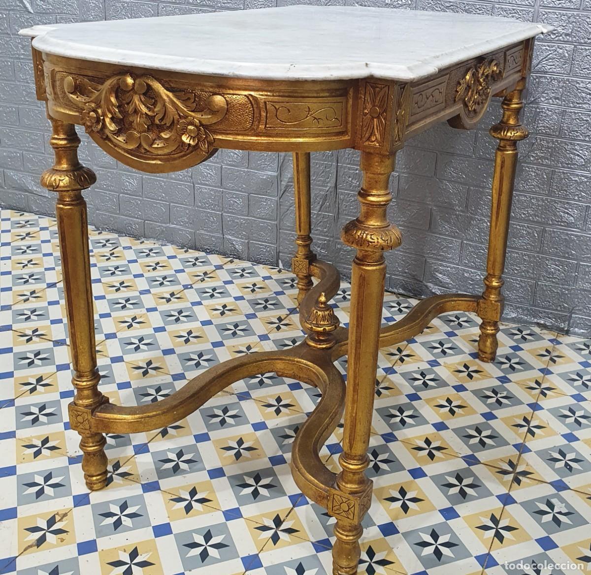 Antig&uuml;edades: Mesa consola estilo Luis XVI - Foto 7