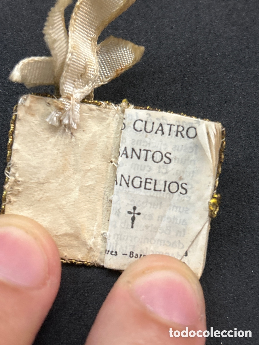 Antig&uuml;edades: 3 escapularios antiguos - Foto 3