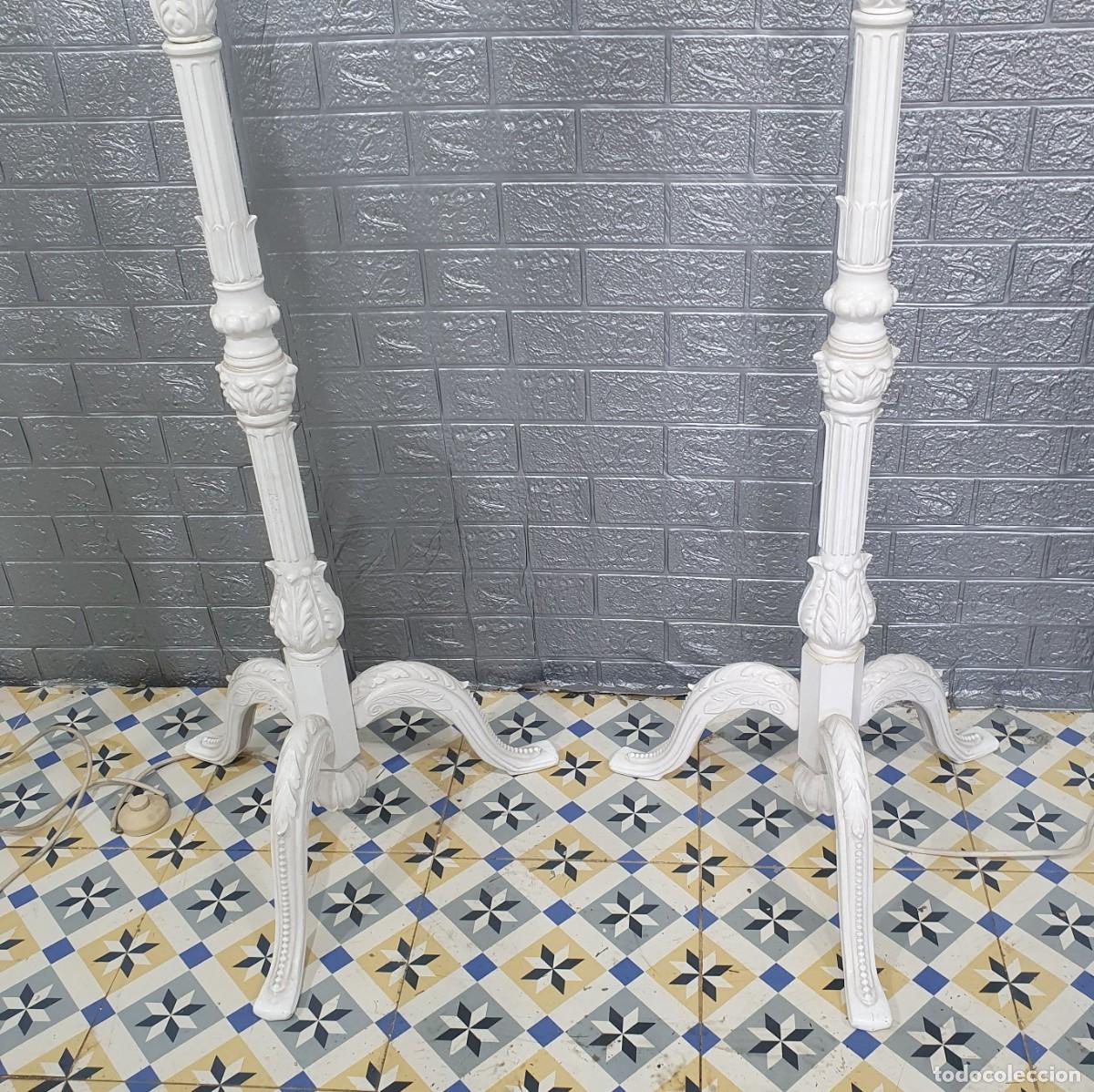Antig&uuml;edades: Pareja de farolas, fusi&oacute;n de aluminio - Foto 8