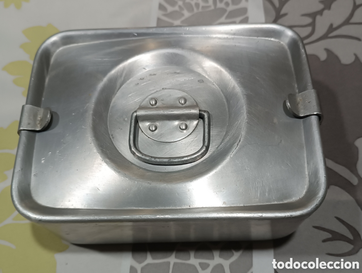 Antig&uuml;edades: FIAMBRERA aluminio rectangular. Marca HIZA. - Foto 1