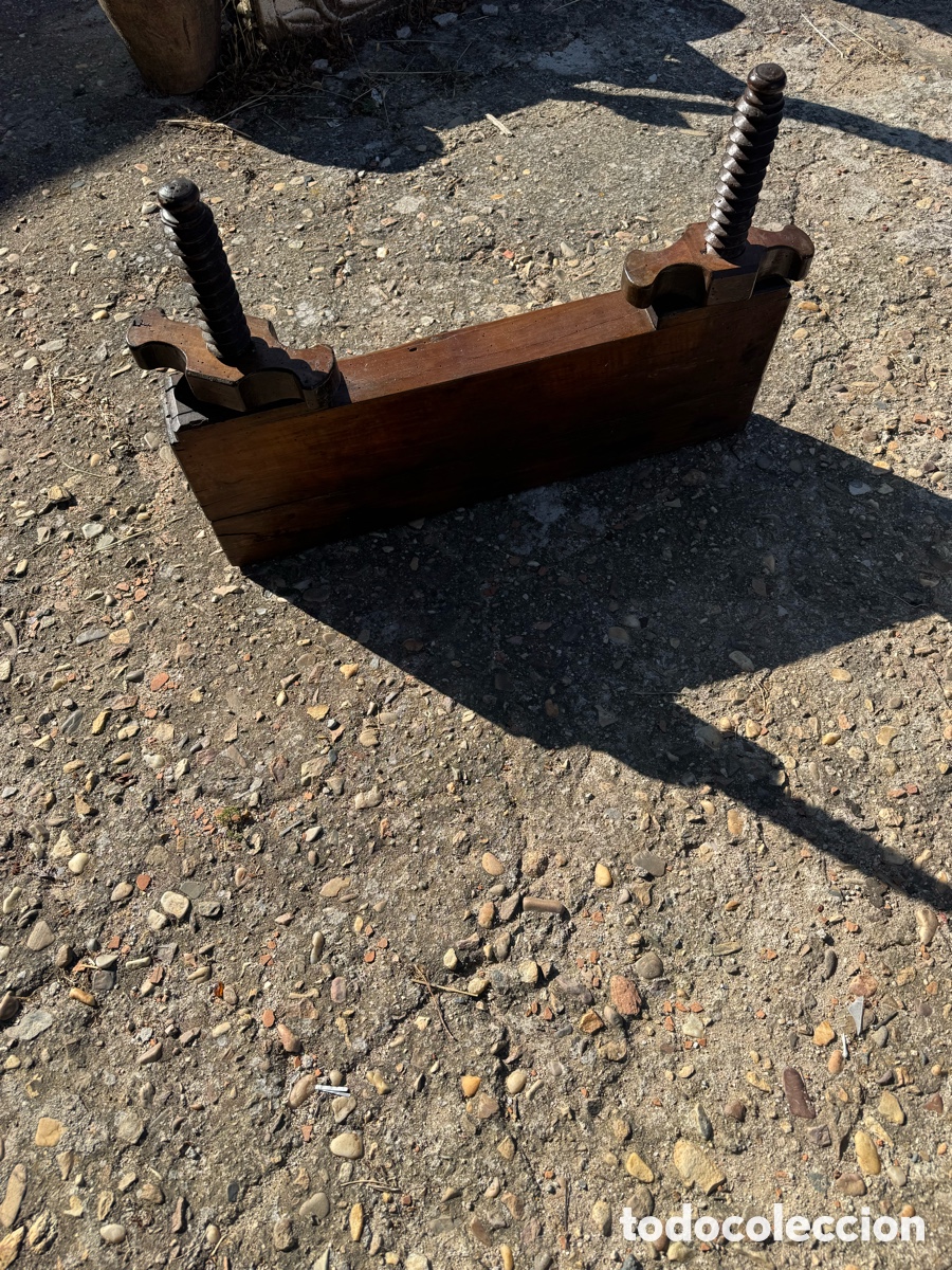 Antig&uuml;edades: Bonita prensa en madera - Foto 5