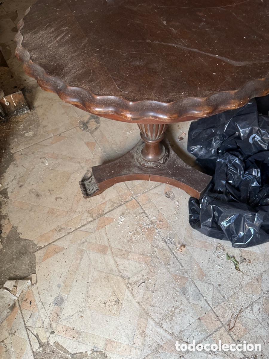 Antig&uuml;edades: Mesa baja en madera de roble - Foto 2
