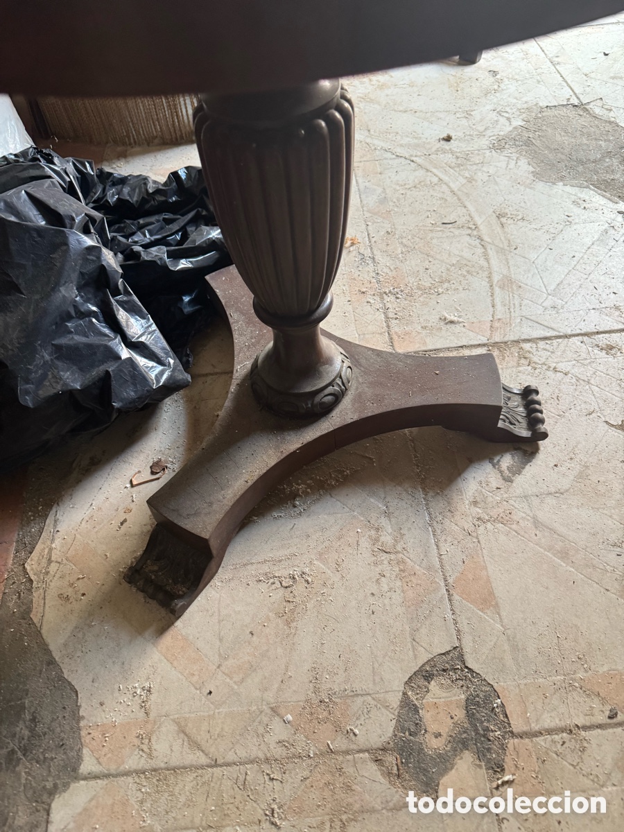 Antig&uuml;edades: Mesa baja en madera de roble - Foto 3