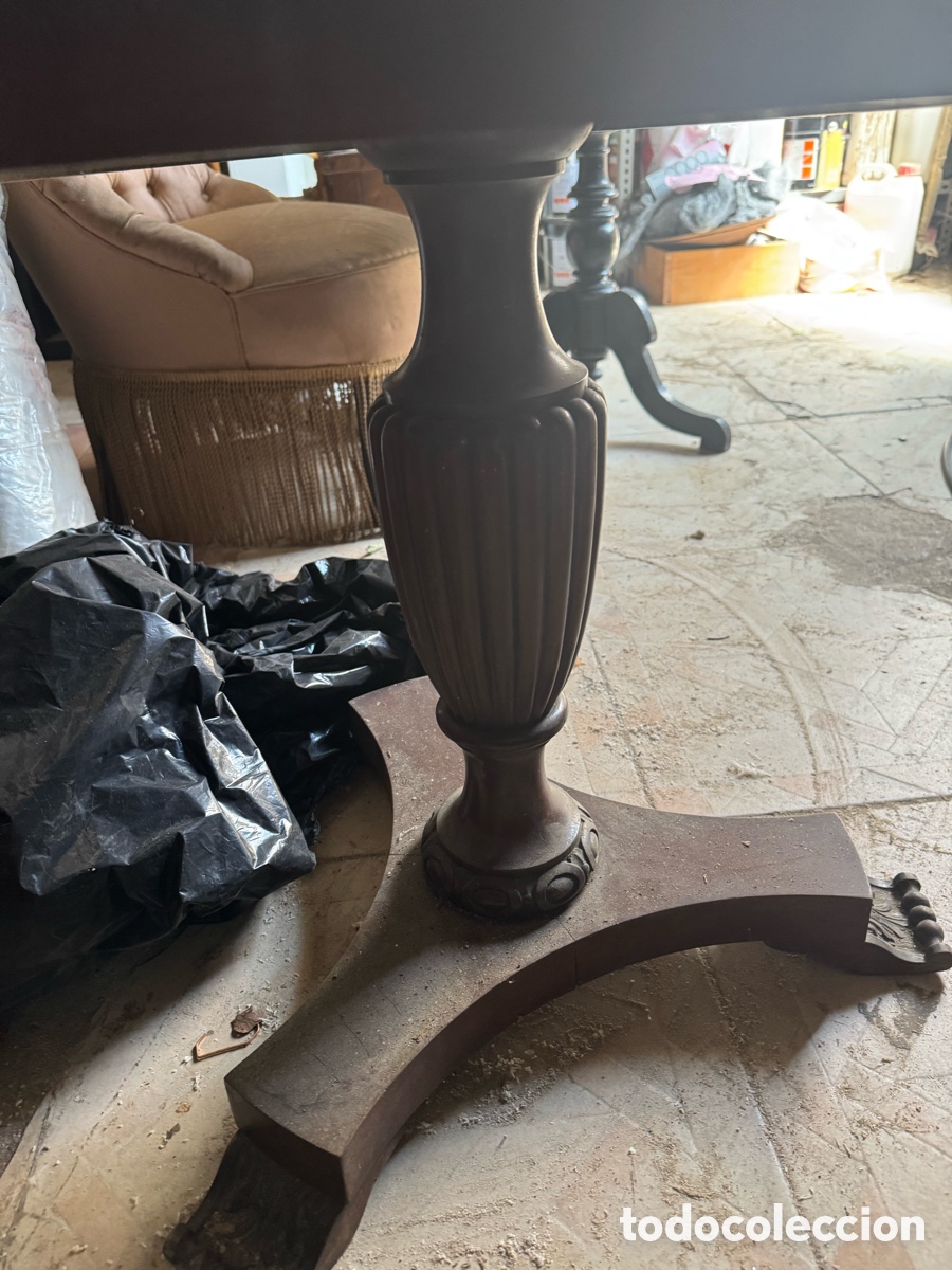 Antig&uuml;edades: Mesa baja en madera de roble - Foto 4
