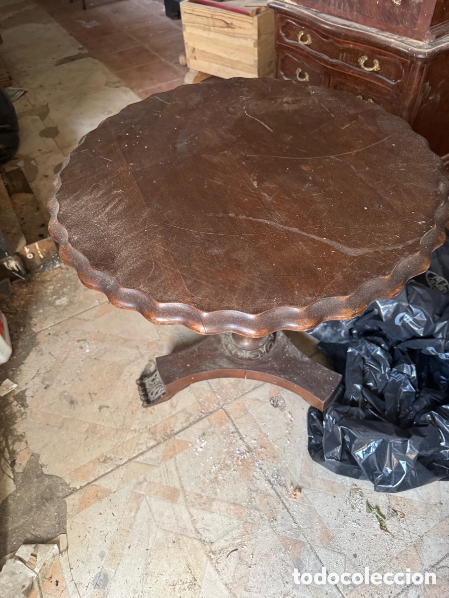 Antig&uuml;edades: Mesa baja en madera de roble - Foto 1