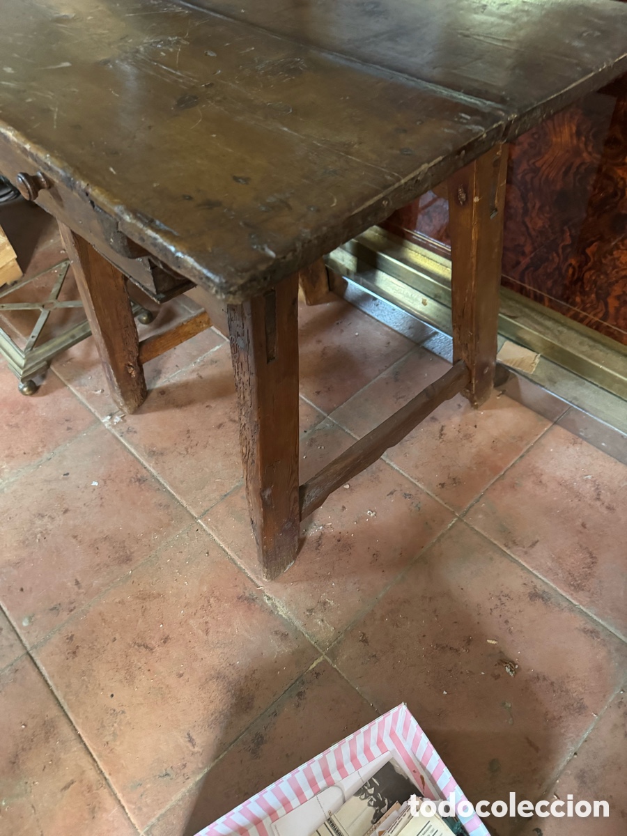 Antig&uuml;edades: Mesa tocinera en madera - Foto 3