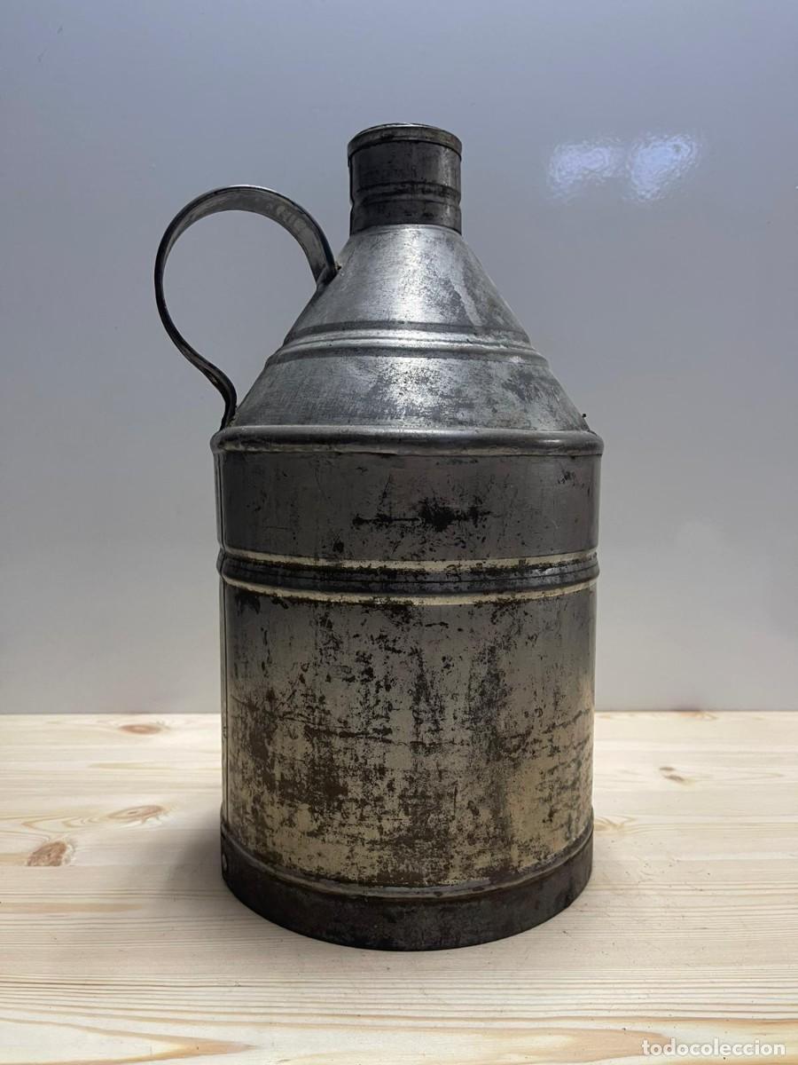 Antig&uuml;edades: CANTARO ANTIGUO DE HOJALATA. - Foto 2