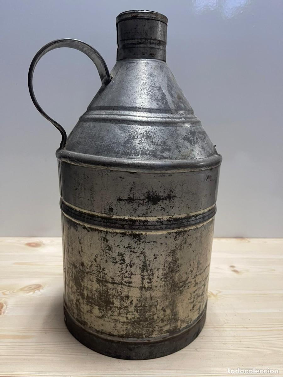 Antig&uuml;edades: CANTARO ANTIGUO DE HOJALATA. - Foto 6