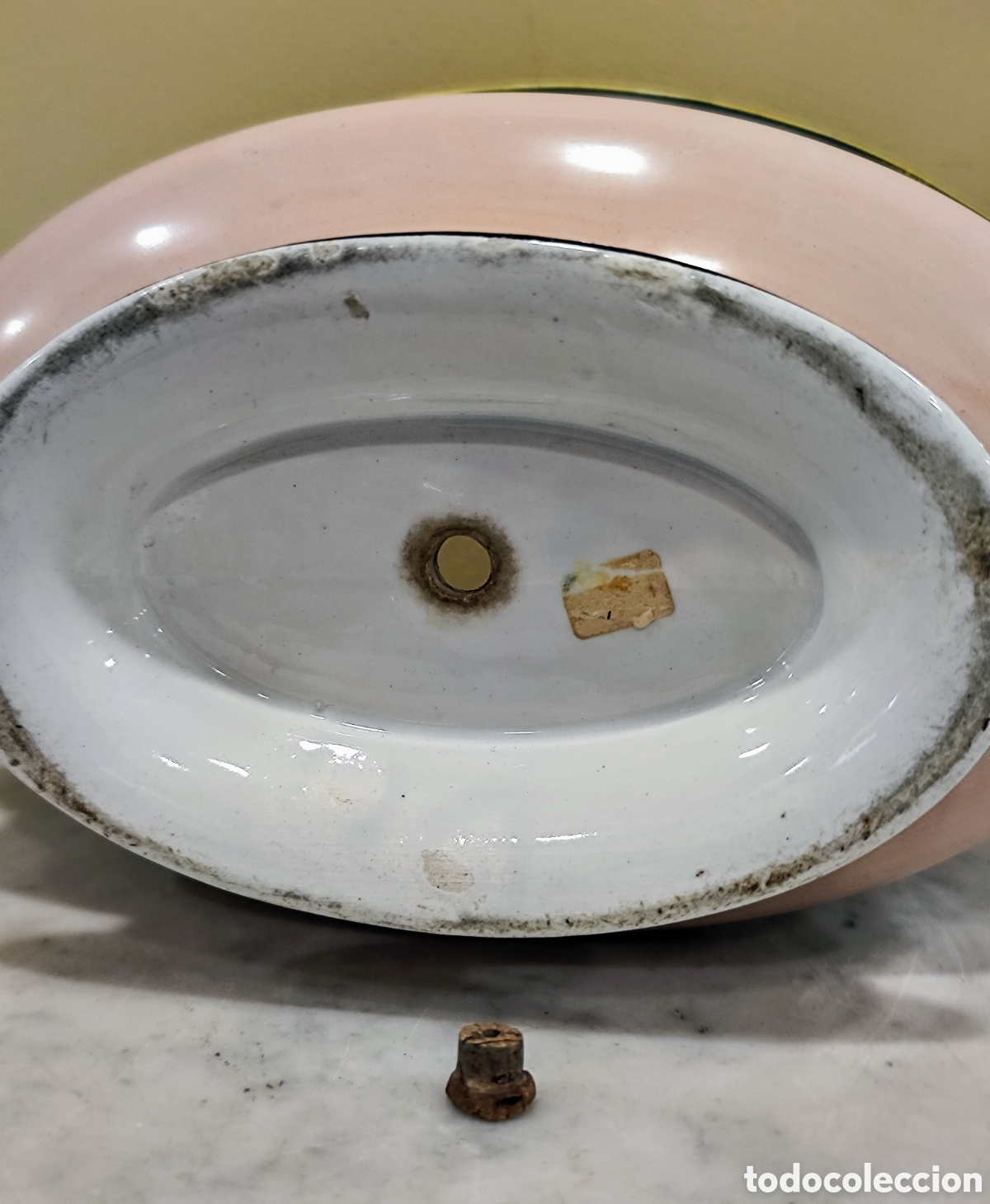 Antig&uuml;edades: Escupidera espa&ntilde;ola antigua. - Foto 9