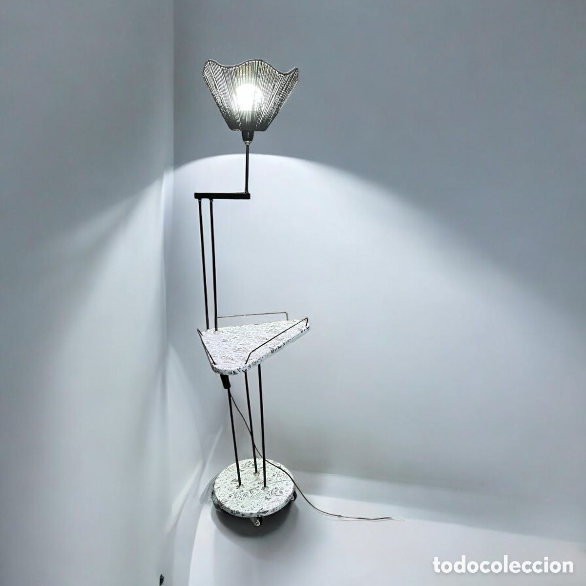 Antig&uuml;edades: L&aacute;mpara telefonea a&ntilde;os 70 - Foto 2