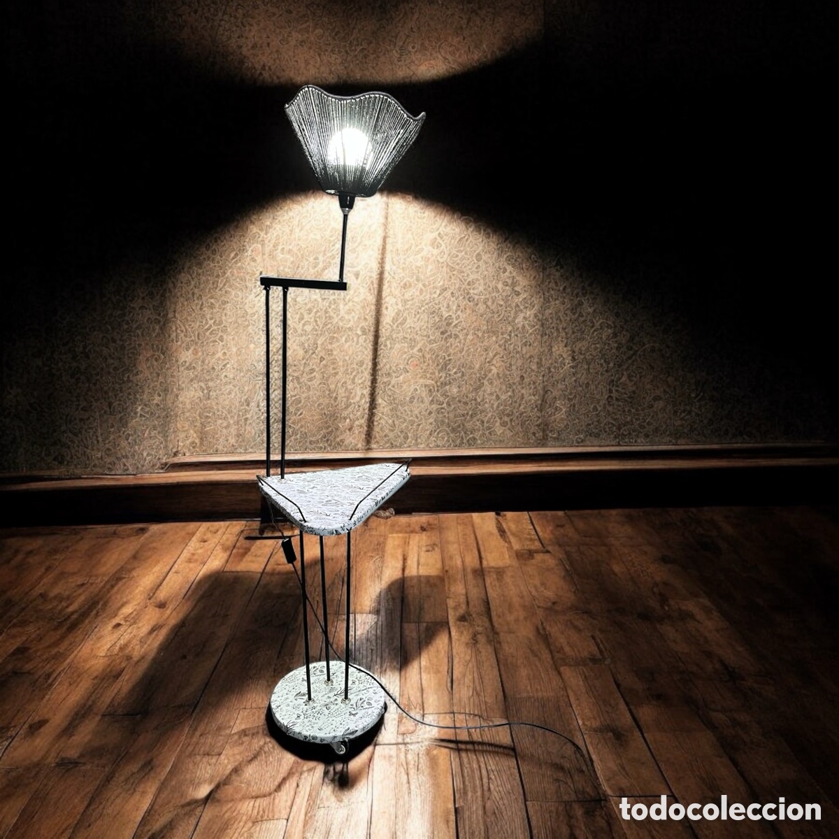 Antig&uuml;edades: L&aacute;mpara telefonea a&ntilde;os 70 - Foto 5