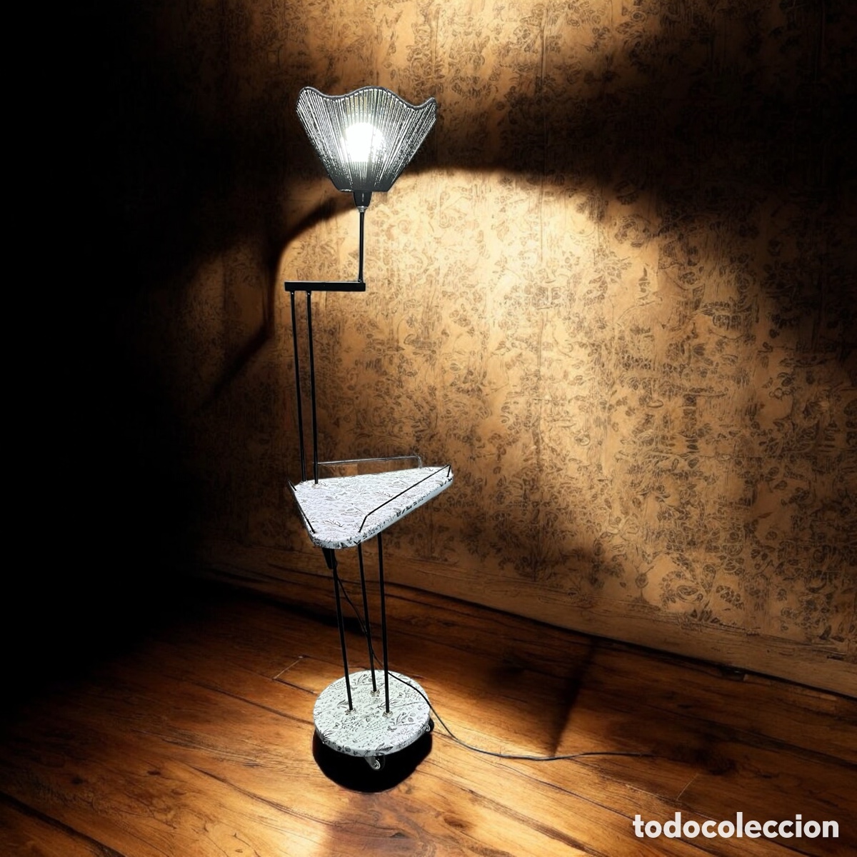 Antig&uuml;edades: L&aacute;mpara telefonea a&ntilde;os 70 - Foto 6