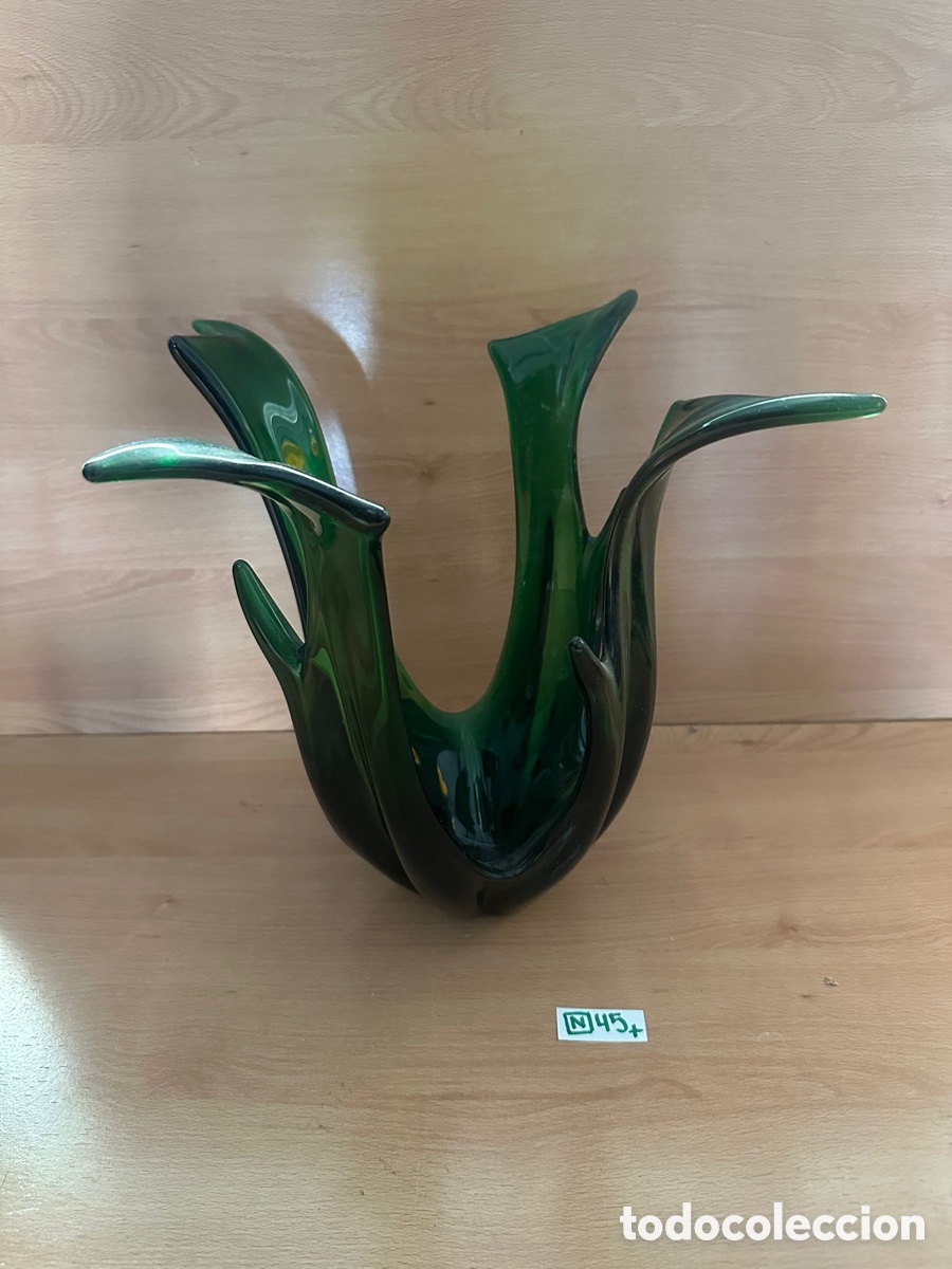 Antig&uuml;edades: Centro De Mesa, de Murano Verde - Foto 1