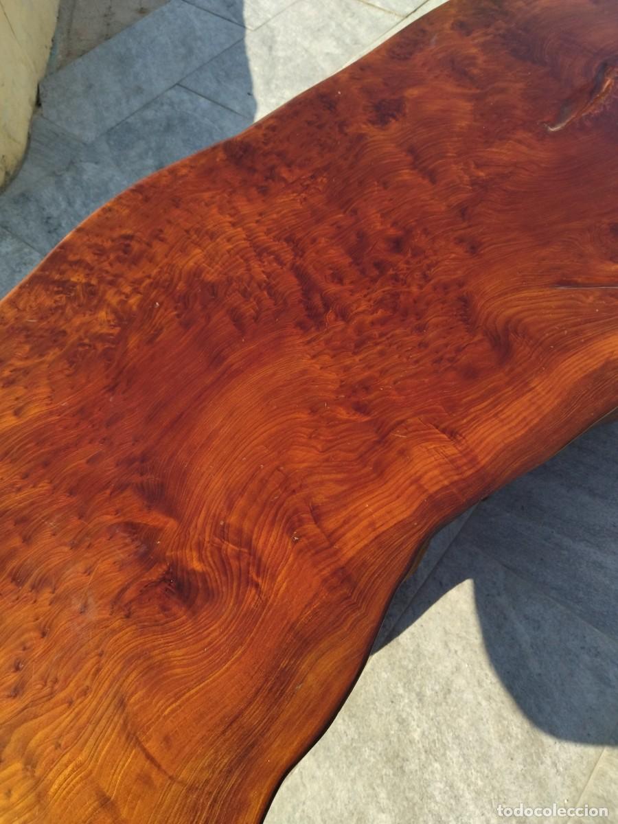 Antig&uuml;edades: Mesa de centro de madera de secuoya. Maciza. - Foto 19