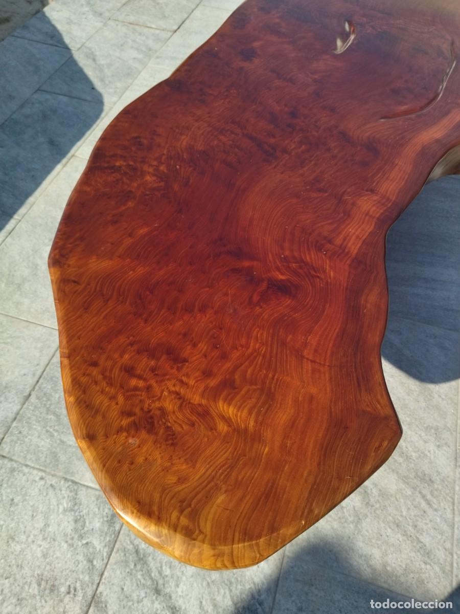 Antig&uuml;edades: Mesa de centro de madera de secuoya. Maciza. - Foto 20