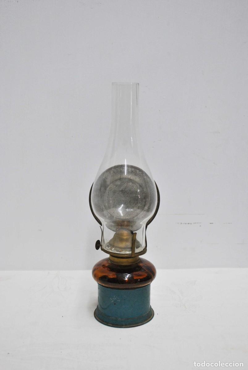 Antig&uuml;edades: QUINQU&Eacute; ANTIGUO O L&Aacute;MPARA DE ACEITE - Foto 2