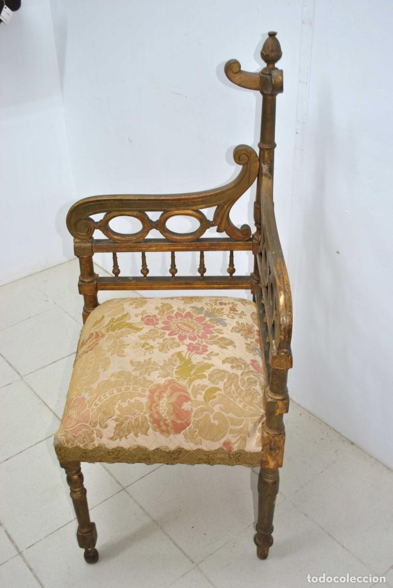 Antig&uuml;edades: SILLA ESQUINERA ESTILO G&Oacute;TICO - Foto 6