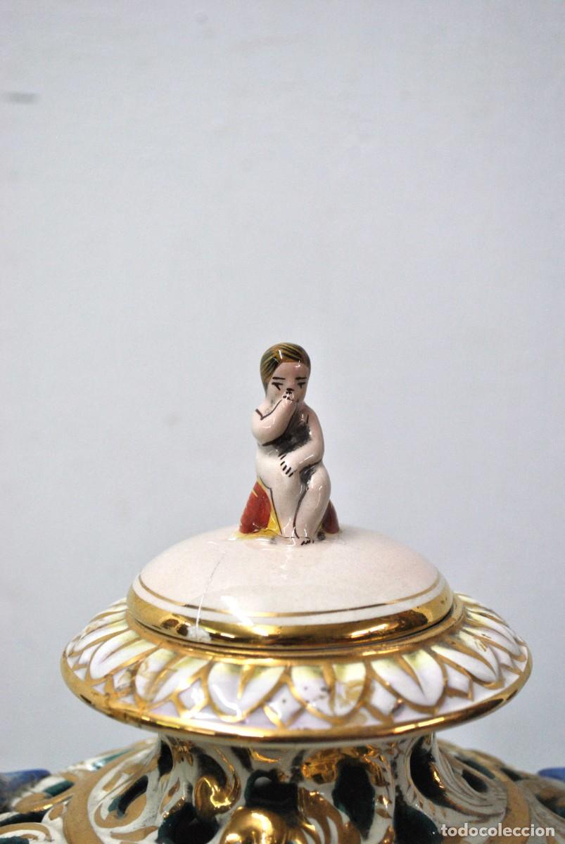 Antig&uuml;edades: GRAN JARR&Oacute;N CAPODIMONTE - Foto 2