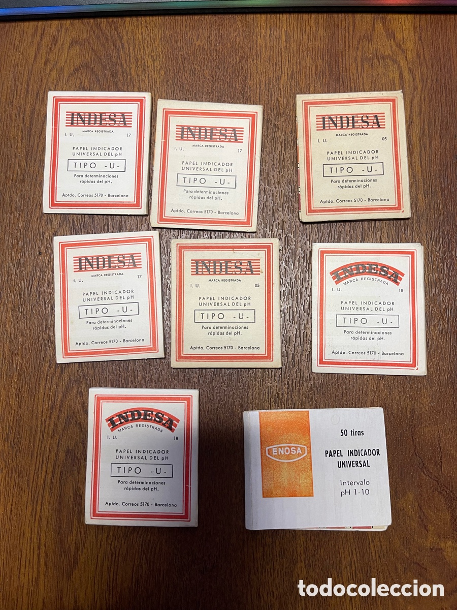 Antiguidades: INDICADOR DE PH INDESA Y ENOSA A&Ntilde;OS 60
