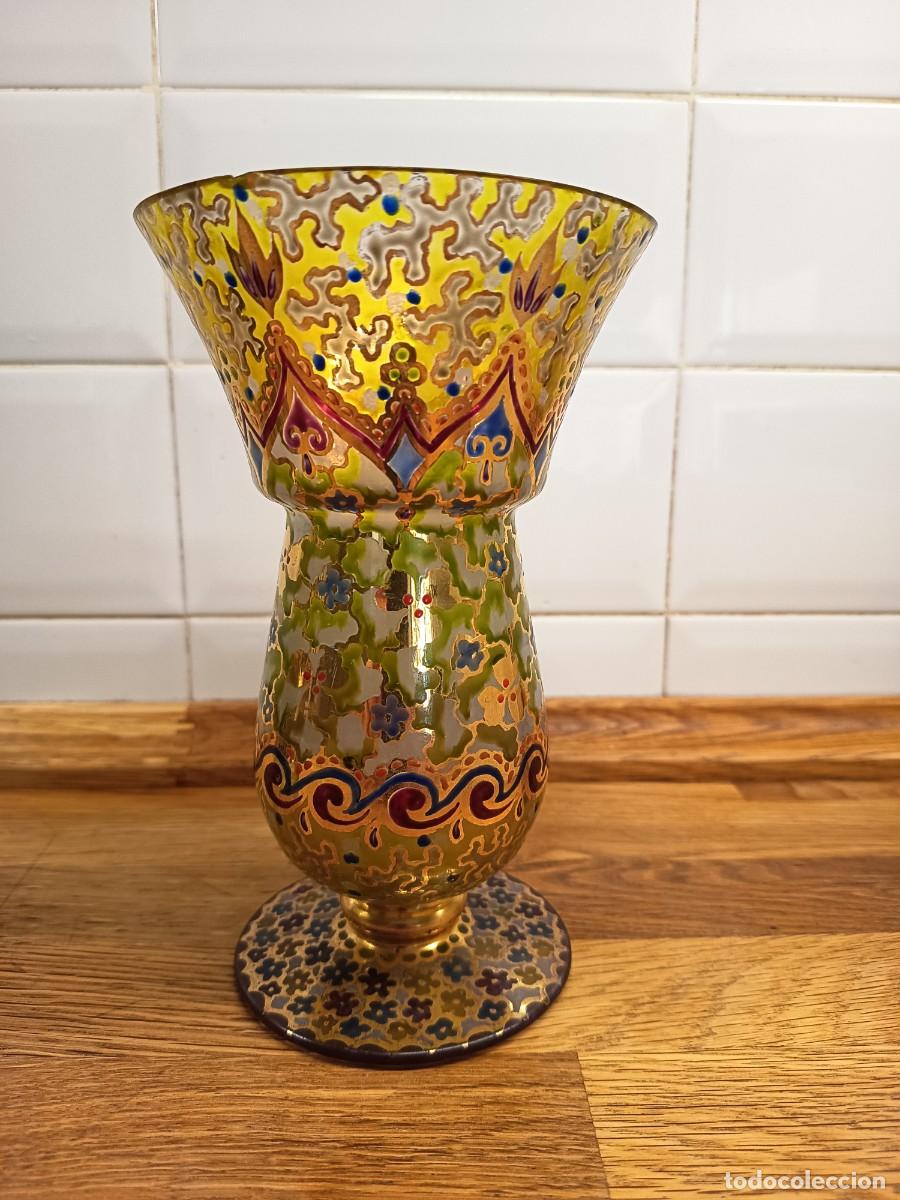 Antig&uuml;edades: Jarr&oacute;n Cristal soplado Catalan - Foto 1